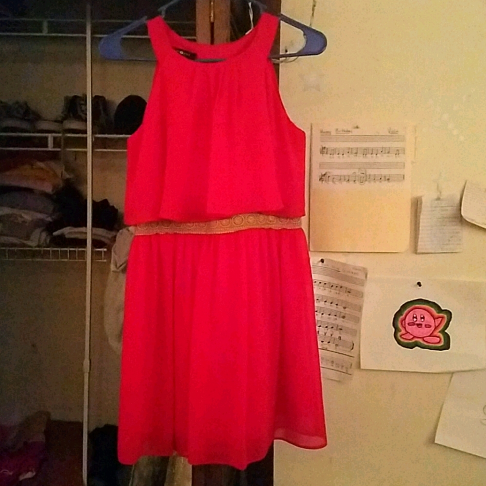 Red dress